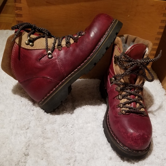 Saute Mouton Shoes - SAUTE MOUTON Leather Hiking Boots Size 39EU/8-8.5